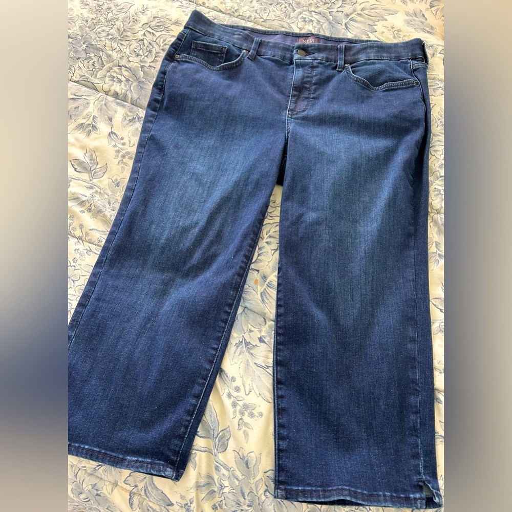 NYDJ Lift Tuck Blue Women Jeans XL